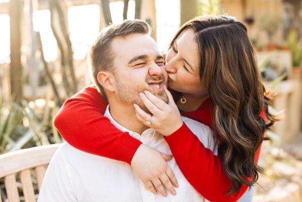 Garfield Park Conservatory Engagement session, Chicago