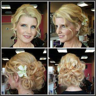 Beautiful Bride!  Hair by Tiana  Make-up By Jill