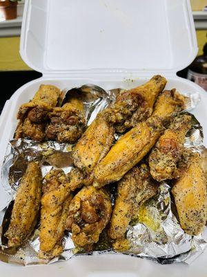 Lemon pepper wings without fries