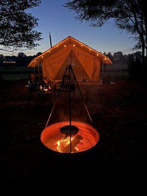 Glamping tent