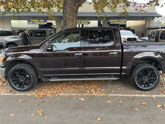 Nice new tires, love the white letters!