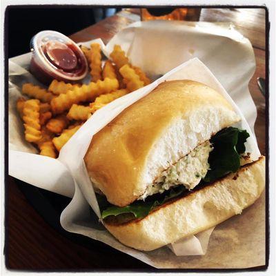 Chicken Salad Sandwich & Fries!