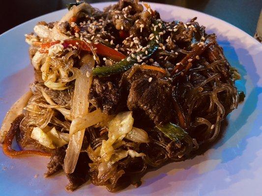 Beef japchae