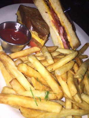 Grilled cheese with bacon