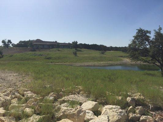 Lampasas game ranch project. Land clearing, Lake Construction, Damming, Ranch Road Construction, Colvert Installations.