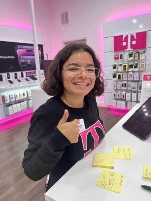 Yohana-wonderful T-Mobile representative at Spectrum Irvine