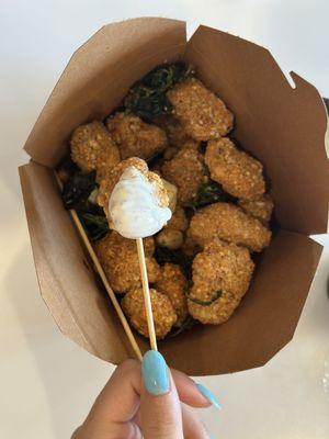 Y1 Basil Popcorn Chicken