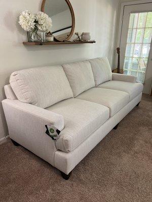 Our new sofa from Basset-Glenwood Ave