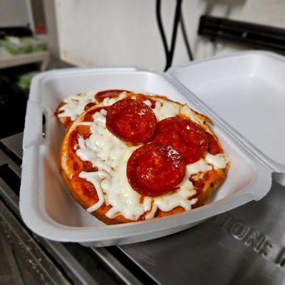 Pepperoni Pizza Bagel