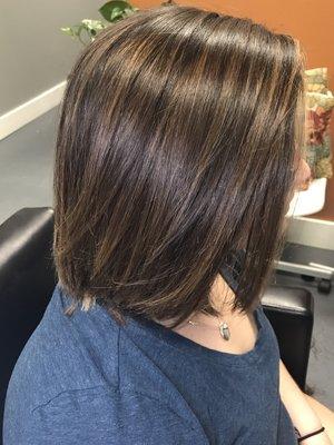 Natural balayage.