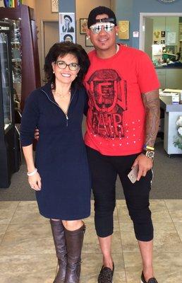 Over20 years doing eye exams and proudly serving the eyewear needs of the Seattle Mariners! ... with King Felix - Felix Hernandez