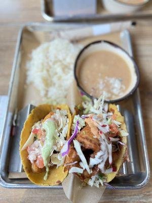 Baja Fish Taco Baja Shrimp Taco