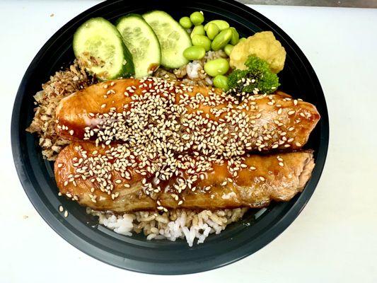 Salmon teriyaki