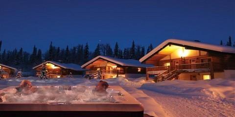 Hot tubs are awesome in the winter!