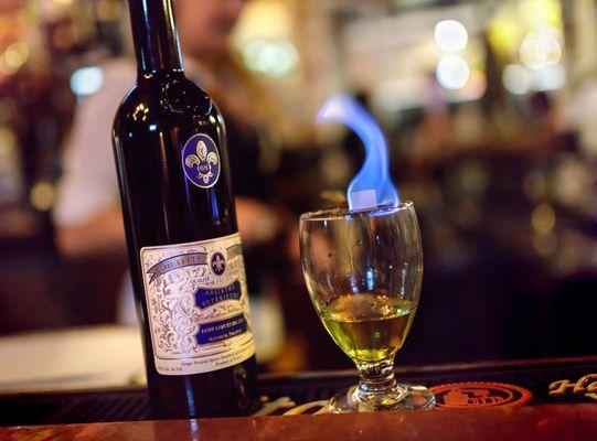 Nouvelle Orleans (136 proof) $22 "A French absinthe with a clear, light green color which is an indicator of fresh wormwood"