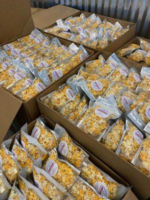 No order too big or small for our experienced team at True American Popcorn!