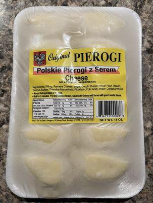 Cheese pierogies