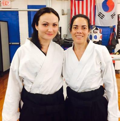 Kasia just tested for Black Belt!  Doesn't she look great wearing her Hakama?  You can be a black belt!