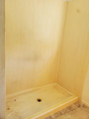 Shower Stall Before Refinishing and Reglazing