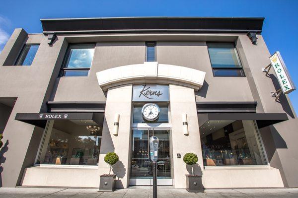 Kerns Fine Jewelry, located at 214 Lorton Avenue in Downtown Burlingame