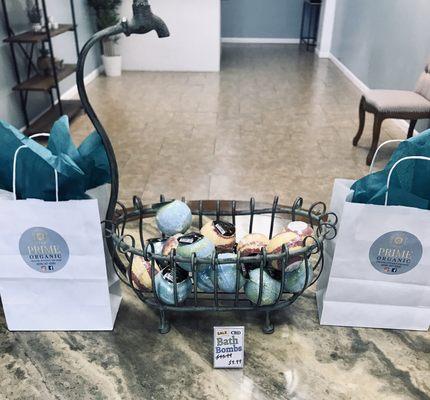 Relax with some CBD bath bombs