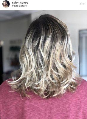 Color melt blonde by Danielle