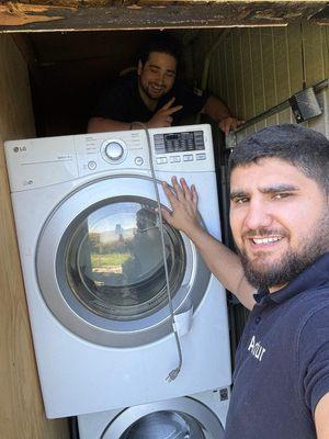 Washer/Dryer installation