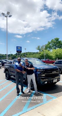 Thank you Kendrick on my second vehicle from you and also a big thanks to Travis and all of the team at Casey Cheverolet!