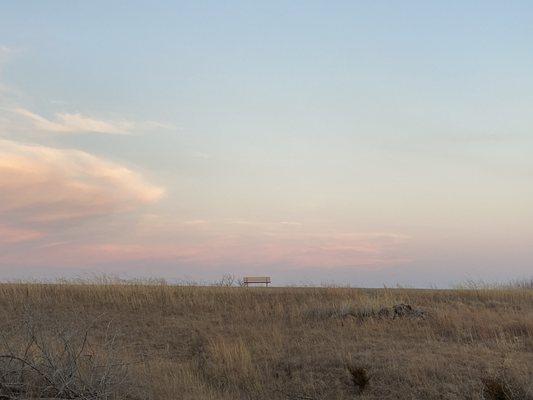 Restful spot at lake Arcardia