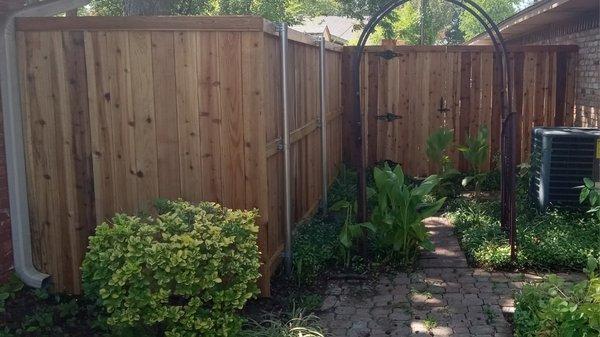 Double fence job