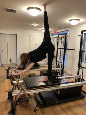 Splits on the Pilates Reformer, Advanced Flexibility