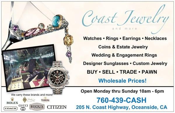 Coast Jewelry and More- Buy Sell Trade