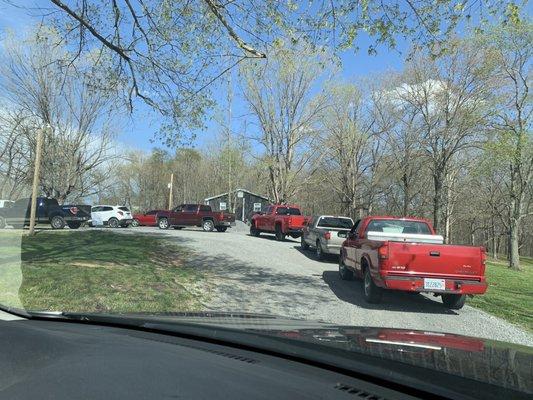 Drive thru line