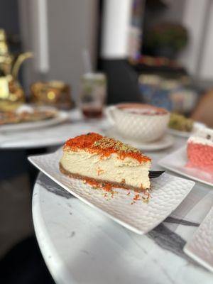 Kunafe cheesecake