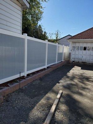 PVC fence