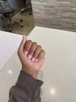 i got a simple set today but they honestly got the shape perfectly!!