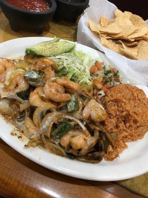 Shrimp Zacatecano yummy!!!