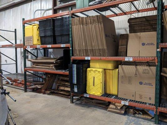 just got some pallet racking for material