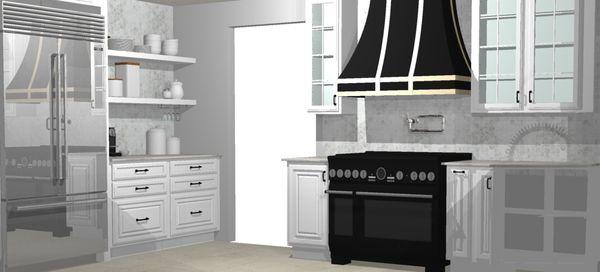 3D kitchen design