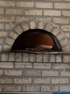 The pizza oven at the Gruff