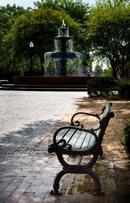 Enjoy Glover Park in Marietta Square after your massage.