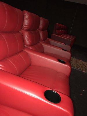 Deep discount movies + oversized power leather recliners? What's not to love?