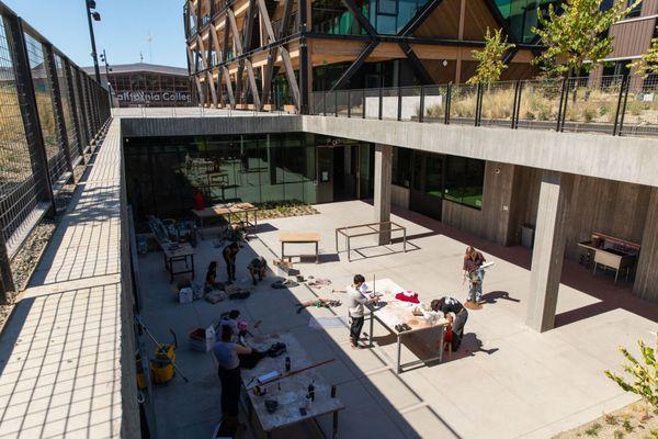 A look into a maker yard on campus