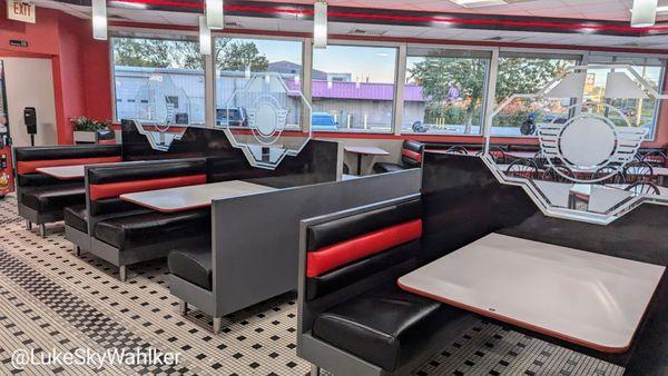 Clean inside for fast food