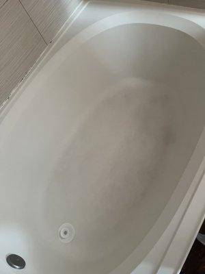 This is after hiring a professional cleaning service. This is as clean as the bathtubs will ever look.