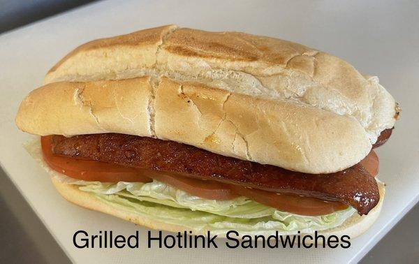 Grilled Hotlink Sandwiches