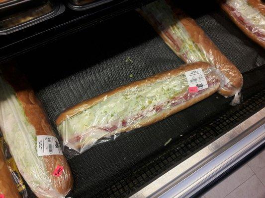 10.99 Italian sub.  Looks better than most pre-made subs I have seen.