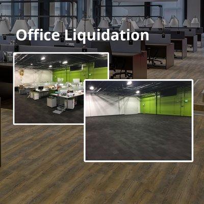 Full service office liquidation. We ensure our services are fast and comprehensive.