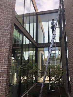 Window Washing - large or small projects we have the manpower to handle all your jobs.