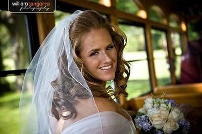 I loved getting this gorgeous redhead ready for her Wedding Day by doing her hair color, trim, and Wedding Day Hair!